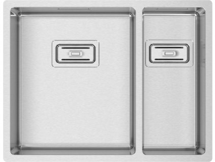 Nerezový dřez Sinks BOX 570.1 FI nerez kartáčovaný  + Sinks čistící pasta