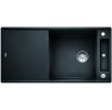 Blanco AXIA III XL 6 S-F InFino Silgranit černá sklen.kráj.deska oboustr.prov. s exc.
