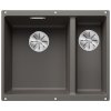 Blanco SUBLINE 340/160 U InFino Silgranit šedá vulkán dřez vlevo
