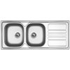 Nerezový dřez Sinks OKIO 1200 DUO leštěný
