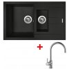 Akční set Sinks AMANDA 780.1 Metalblack + baterie VITALIA Chrom