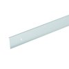 Ukončovací boční lišta pracovní desky "0" radius NEREZ 600/38 mm
