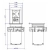 Zásuvka Bachmann Elevator Office hliník 1x 230V, USB, RJ45 928.009