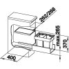 Odpadkový koš Blanco FLEXON II 30/2 2x8 L