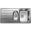 Nerezový dřez Blanco LEMIS 6 S-IF nerez kartáčovaný