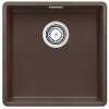 Granitový dřez Blanco SUBLINE 400 F kávová  s táhlem