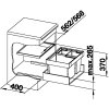 Odpadkový koš Blanco FLEXON II XL 60/3 1x30 L 2x8 L