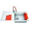 Granitový dřez Blanco SITY XL 6 S bílá přísl. orange