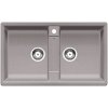 Granitový dvoudřez Blanco ZIA 9 aluminium