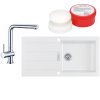 Kuchyňský set Franke T15 (dřez SID 611 + baterie Samoa + Twister) Bílá + Vůně do bytu Areon 85ml
