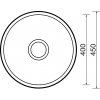 Nerezový dřez Sinks ROUND 450 V matný