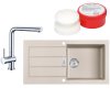 Kuchyňský set Franke T15 (dřez SID 611 + baterie Samoa + Twister) Kávová + Vůně do bytu Areon 85ml
