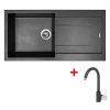 Akční set Sinks AMANDA 990 a baterie MIX 35 Metalblack + Vůně do bytu Areon 85ml