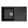 Granitový dřez Sinks AMANDA 860 Metalblack  + Sinks čistící pasta