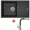 Akční set Sinks dřez LINEA 780 N  + baterie ENIGMA S Metalblack  + Sinks čistící pasta
