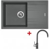 Akční set Sinks dřez LINEA 780 N + baterie VITALIA Titanium + Vůně do bytu Areon 85ml