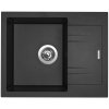 Granitový dřez Sinks LINEA 600 N metalblack