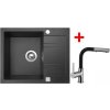 Akční set Sinks dřez LINEA 600 + baterie ENIGMA S Granblack + Vůně do bytu Areon 85ml
