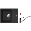 Akční set Sinks dřez LINEA 600 N Granblack + baterie PRONTO Chrom + Sinks čistící pasta