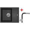 Akční set Sinks dřez LINEA 600 N + baterie ENIGMA S Metalblack + Sinks čistící pasta