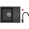 Akční set Sinks dřez LINEA 600 N + baterie VITALIA Metalblack + Sinks čistící pasta