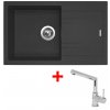 Akční set Sinks dřez LINEA 780 N Granblack + baterie MIX 350 P Chrom + Vůně do bytu Areon 85ml