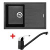 Akční set Sinks dřez BEST 780 + baterie PRONTO Granblack + Sinks čistící pasta