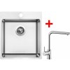 Akční set Sinks BLOCKER 450 V kartáčovaný + baterie ELKA Chrom + Sinks čistící pasta