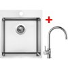 Akční set Sinks BLOCKER 450 V kartáčovaný + baterie VITALIA Chrom + Sinks čistící pasta