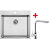 Akční set Sinks BLOCKER 550 V kartáčovaný + baterie ELKA Chrom + Sinks čistící pasta