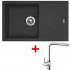 Akční set Sinks dřez LINEA 780 N Granblack + baterie ELKA Chrom + Sinks čistící pasta