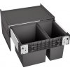 Odpadkový koš Blanco SELECT II 60/2 1x30 L 1x19 L