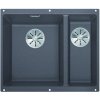 Granitový dřez Blanco SUBLINE 340/160 U IF šedá skála bez táhla dřez vlevo