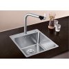Nerezový dřez Blanco ANDANO 400 IF/A nerez hedvábný lesk