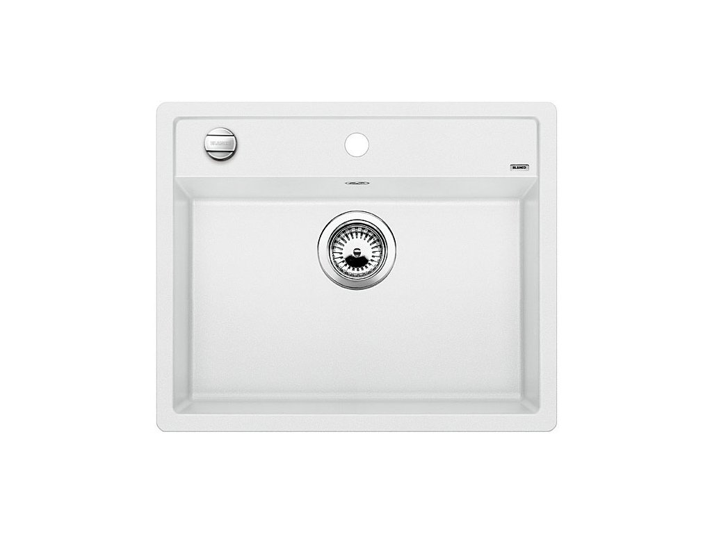 Granitový drez Blanco DALAGO 6 biela s excentrom + Sinks čistiaca pasta |  HARV.sk
