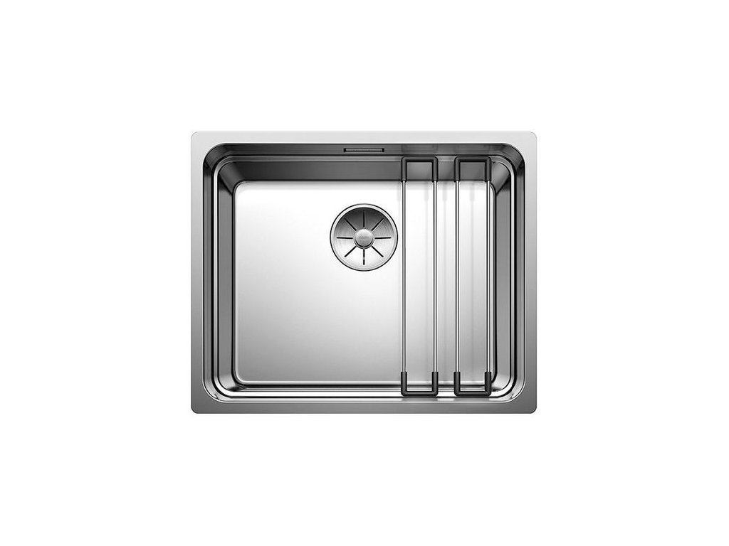 Nerezový drez Blanco ETAGON 500-U IF nerez hodvábny lesk a pojazdy  + Sinks čistiaca pasta