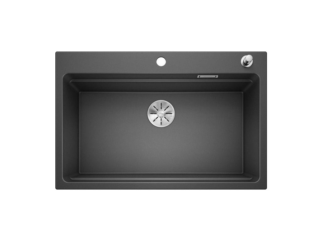 Granitový drez Blanco ETAGON 8 antracit s excentrom a pojazdy  + Sinks čistiaca pasta