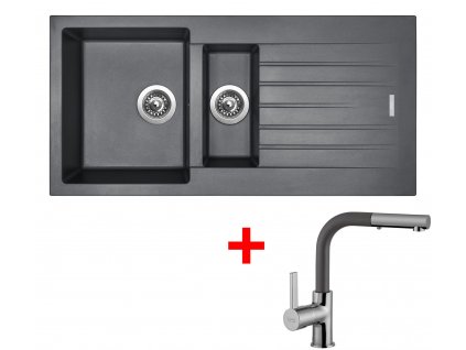 Akčný set Sinks PERFECTO 1000.1 + batéria ENIGMA S Titanium  + Sinks čistiaca