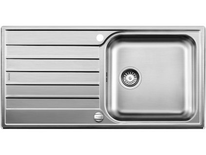 Nerezový drez Blanco LIVIT XL 6 S nerez kartáčovaný s excentrem  + Sinks čistiaca pasta