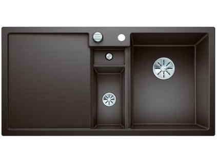 Granitový drez Blanco COLLECTIS 6 S kávová s excentrom drez vpravo  + Sinks čistiaca pasta