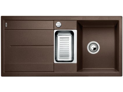 Granitový drez Blanco METRA 6 S F kávová s excentrom  + Sinks čistiaca pasta