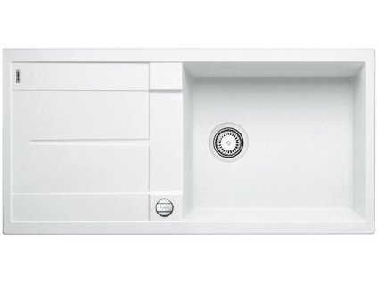 Granitový drez Blanco METRA XL 6 S biela s excentrom  + Sinks čistiaca pasta