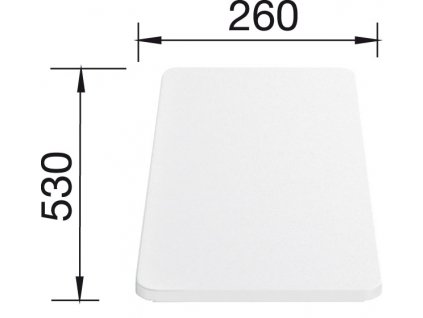 Krájacia doska plast MEDIAN 260x530