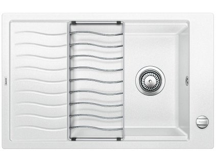 Granitový drez Blanco ELON XL 6 S biela obojsmerný. prev. s excentrom  + Sinks čistiaca pasta