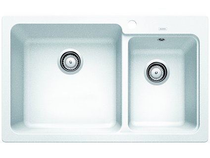Granitový drez Blanco NAYA 8 biela  + Sinks čistiaca pasta