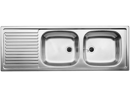 Nerezový drez Blanco TOP EZS 12 x 4-2 nerez prírodný lesk  + Sinks čistiaca pasta