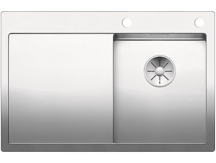 Nerezový drez Blanco CLARON 4 S-IF nerez hodvábny lesk drez vpravo s tiahlom  + Sinks čistiaca pasta