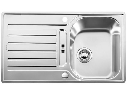 Nerezový drez Blanco LANTOS 45 S-IF nerez kartáčovaný s excentrom  + Sinks čistiaca pasta