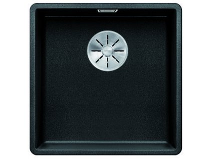 Granitový drez Blanco SUBLINE 400 F InFino antracit  + Sinks čistiaca pasta