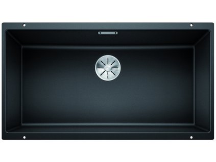 Granitový drez Blanco SUBLINE 800 U InFino antracit  + Sinks čistiaca pasta